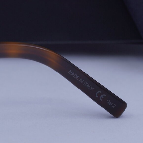 Saint Laurent SL342 003 Round Sunglasses - Havana/Green - Picture 7 of 10